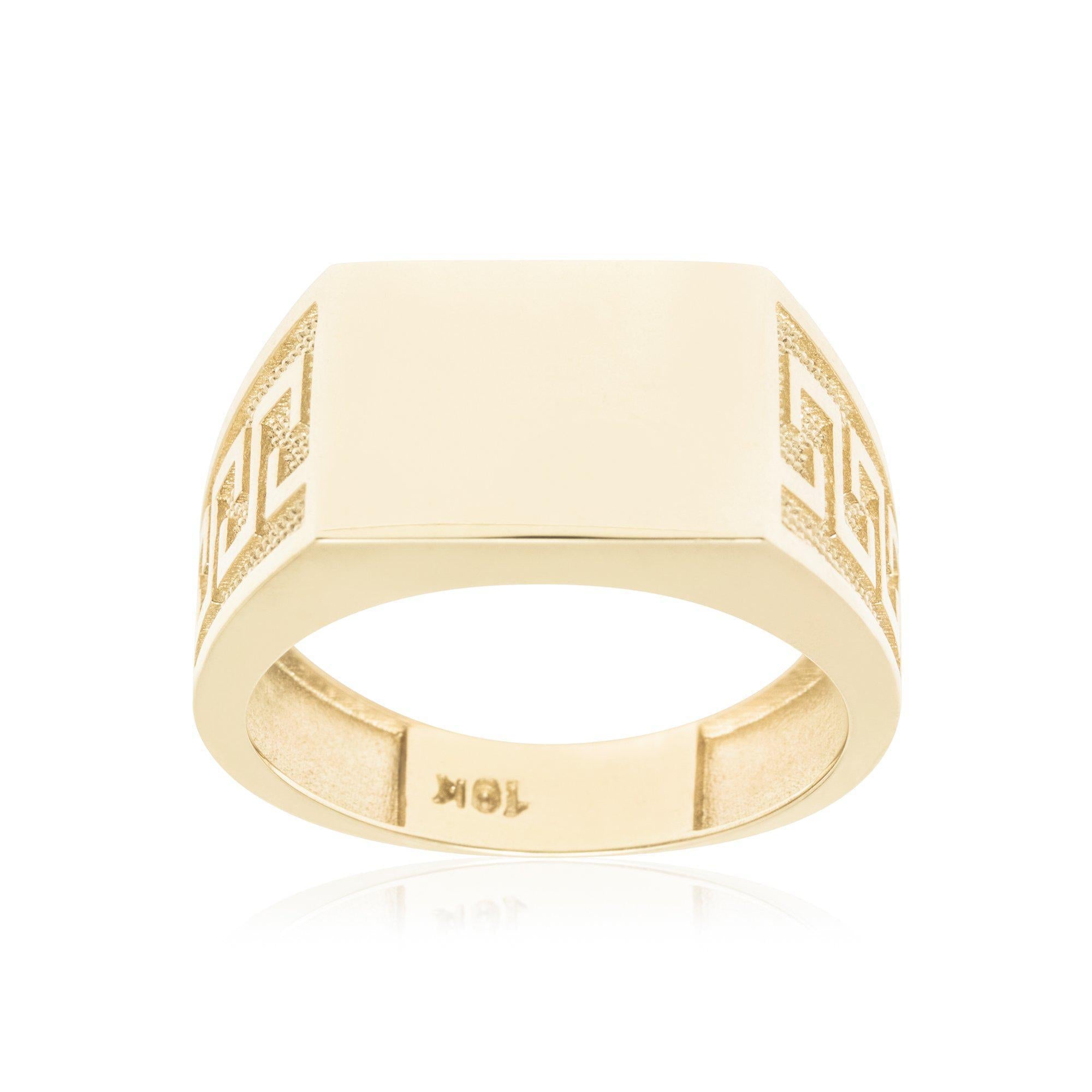 Gold on sale greek ring