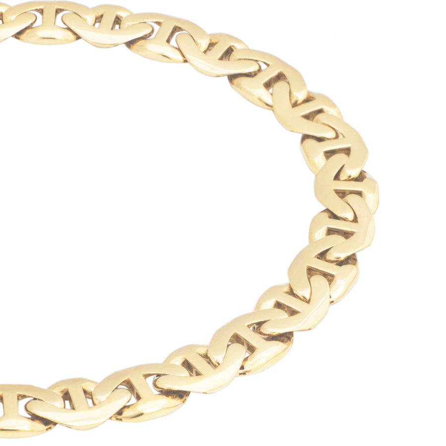 10KT Gold Mariner Bracelet 010 Bracelet Bijoux Signé Luxo 