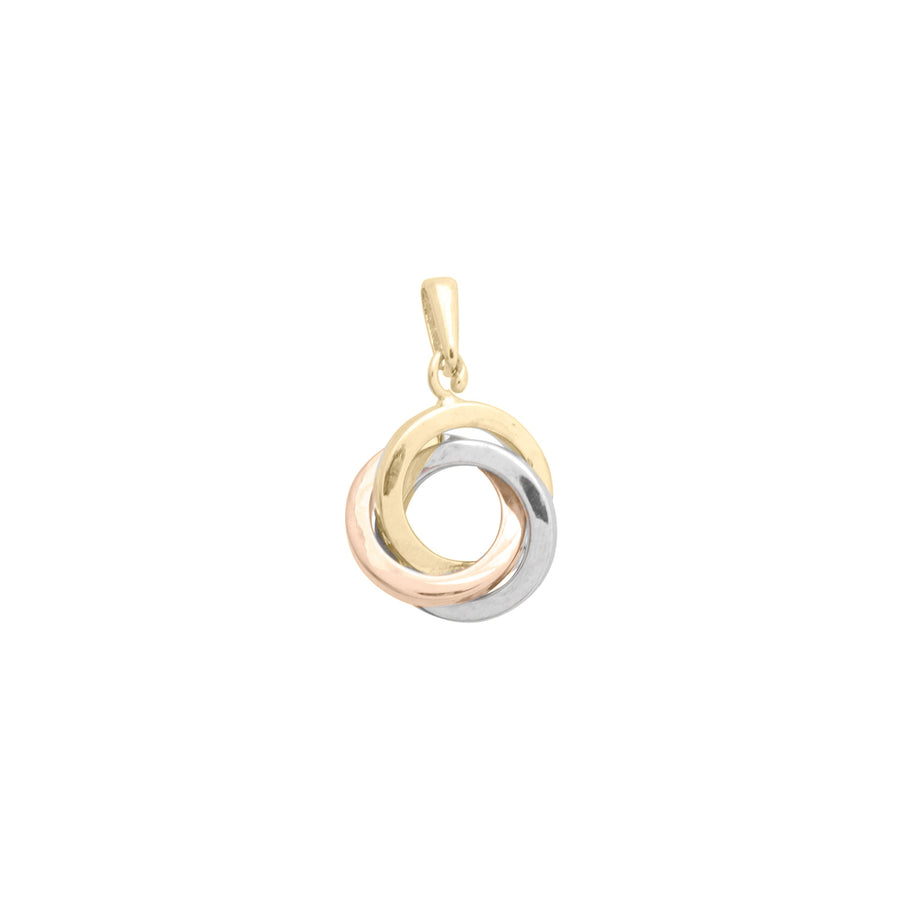 10KT Gold Trinity Pendant 080 Pendant Bijoux Signé Luxo 