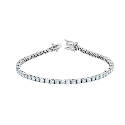 14KT Lab Diamond Tennis Bracelet