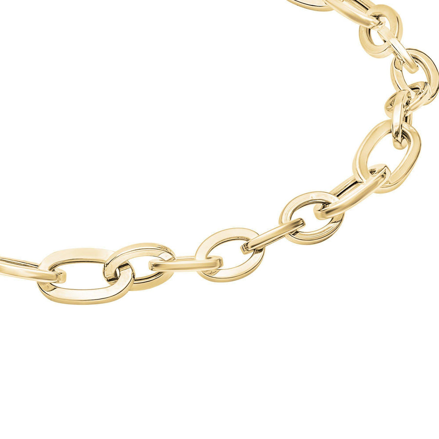 10KT Gold Anchor Bracelet 009 Bracelet Bijoux Signé Luxo 