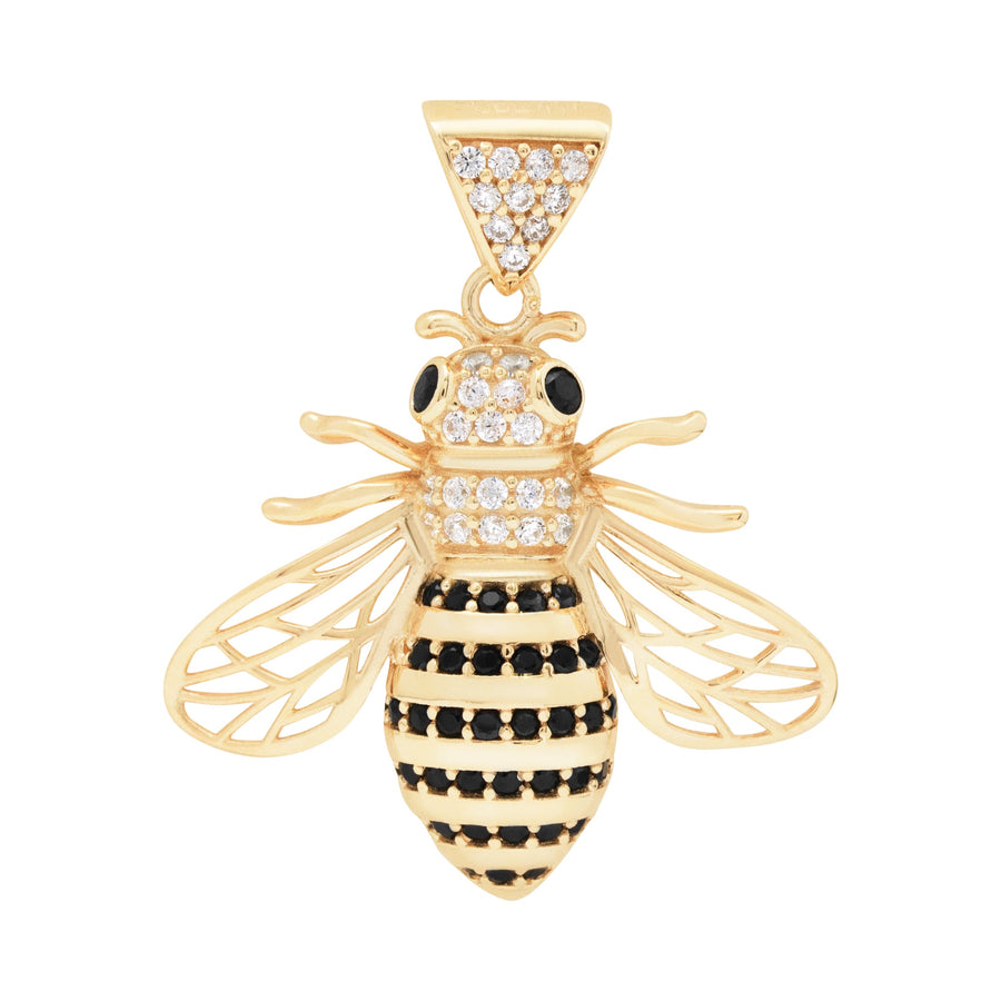 10KT Gold Bee Pendant 055 Pendant Bijoux Signé Luxo 