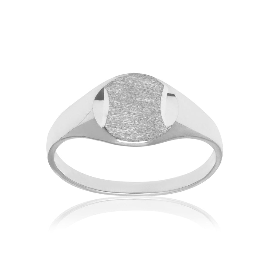 10KT Gold Boy Ring 006 Ring Bijoux Signé Luxo White 