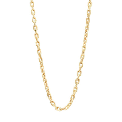 10KT Yellow Gold Cable Chain