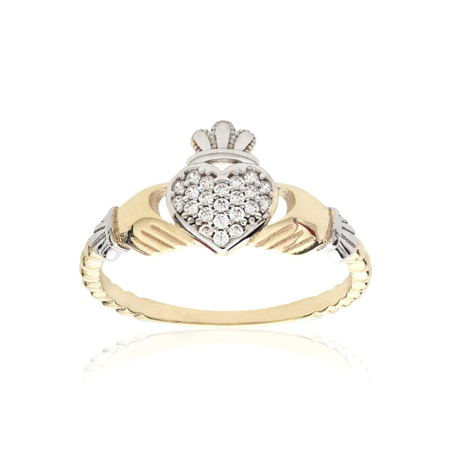 10KT Gold Claddagh Ring 088 Ring Bijoux Signé Luxo 