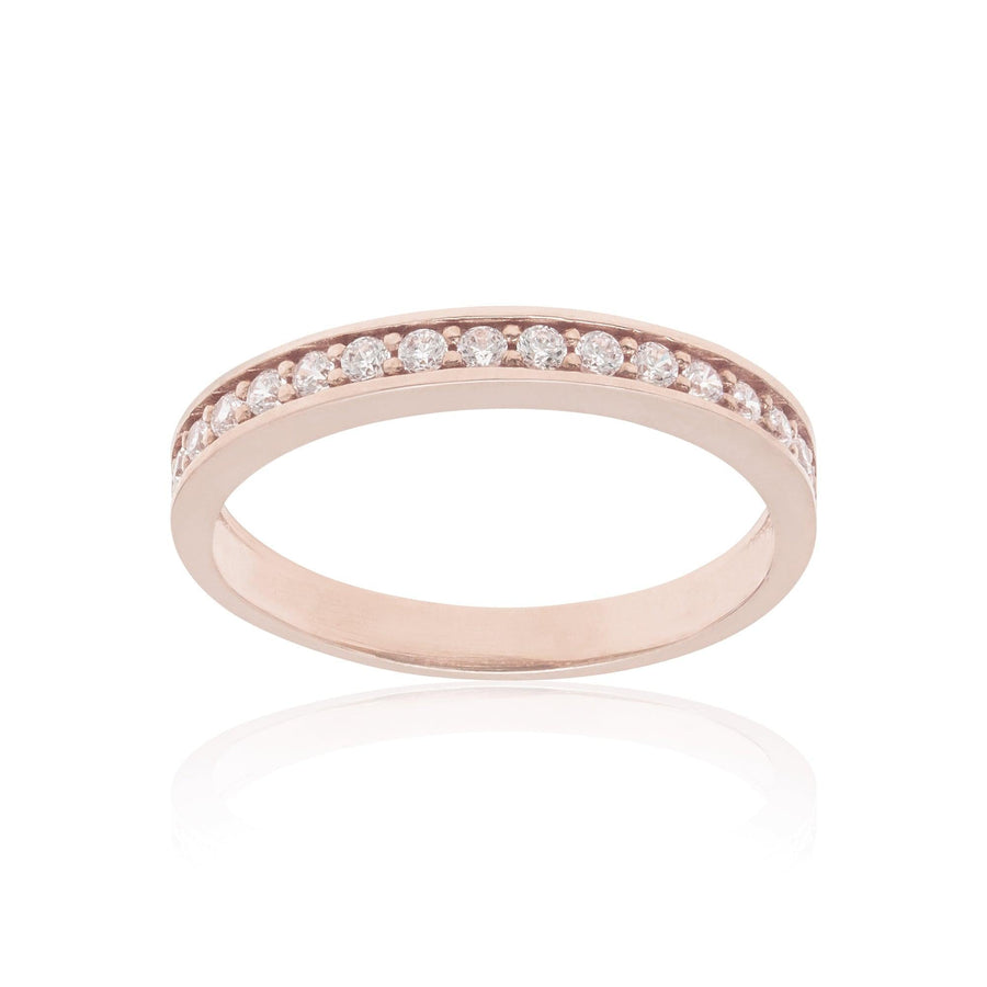10KT Gold Eternity Ring 026 Ring Bijoux Signé Luxo 5 ROSE GOLD 