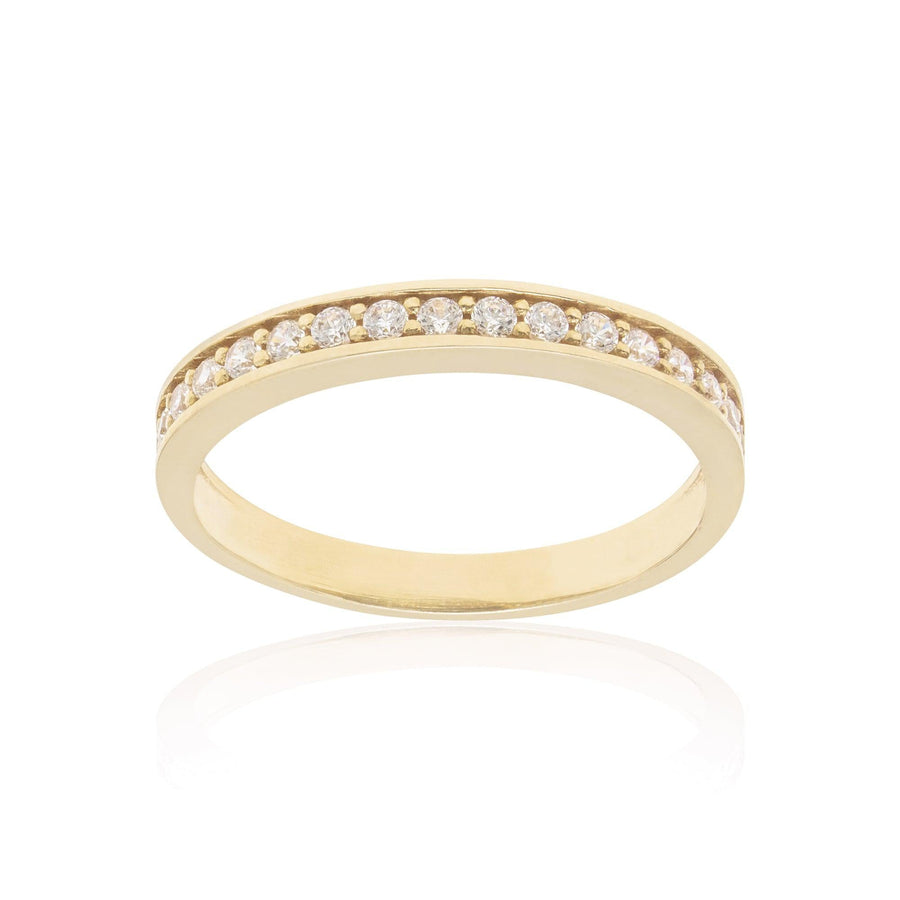 10KT Gold Eternity Ring 026 Ring Bijoux Signé Luxo 5 YELLOW GOLD 