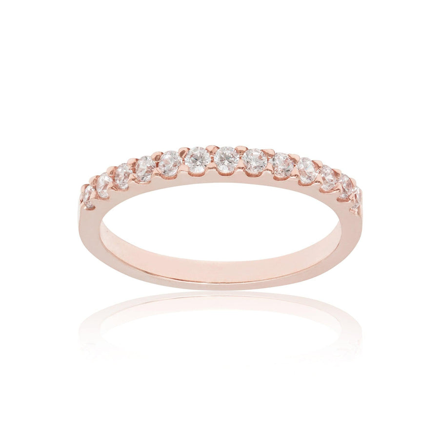 10KT Gold Eternity Ring 098 Ring Bijoux Signé Luxo 5 ROSE GOLD 