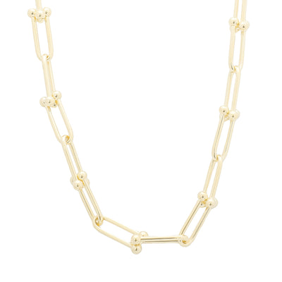 10KT Yellow Gold HardWear Link Necklace