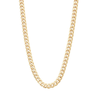 10KT Yellow Gold Miami Cuban Box Lock Chain