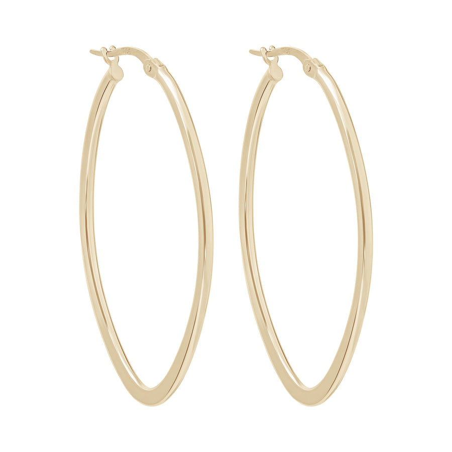 10KT Gold Pear Dangling 099 Earrings Bijoux Signé Luxo Yellow 