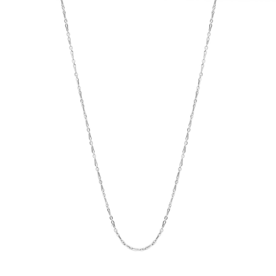 10KT Gold Pinzetta Chain 006 Necklace Bijoux Signé Luxo 16" White 