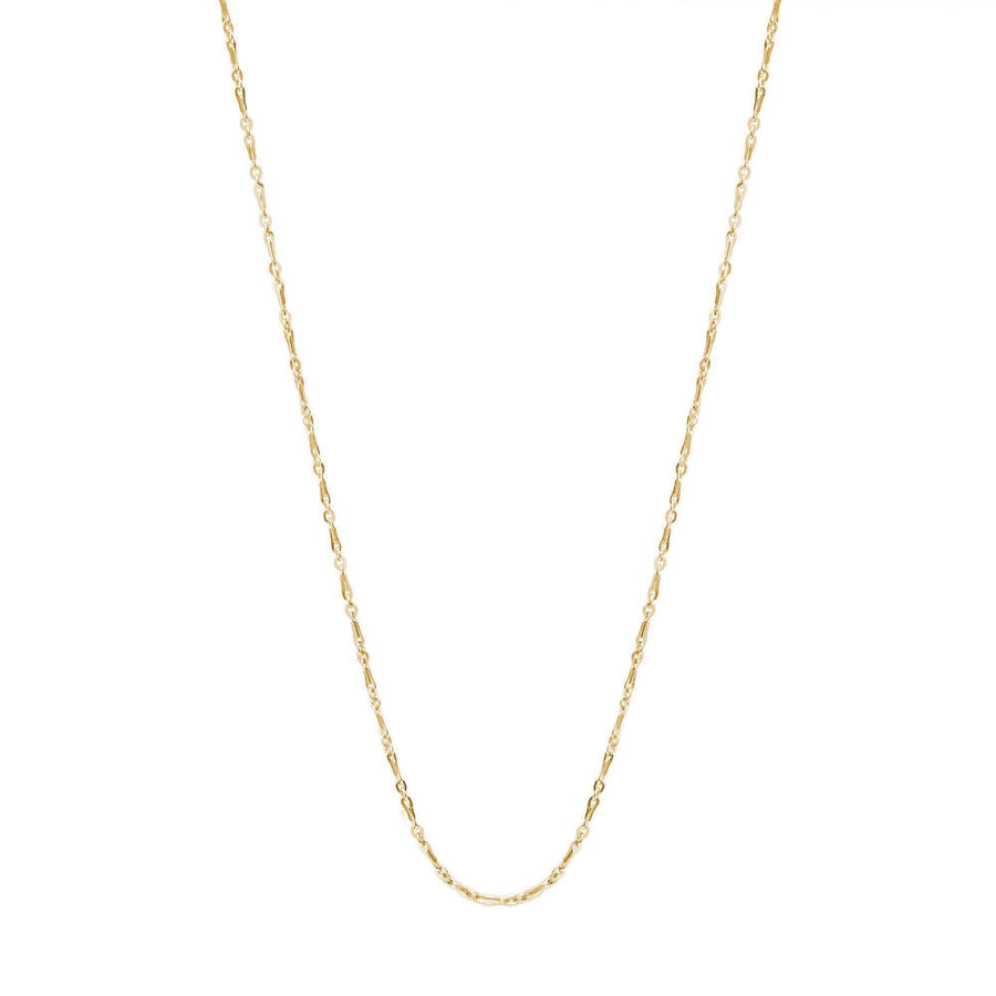 10KT Gold Pinzetta Chain 006 Necklace Bijoux Signé Luxo 16" Yellow 