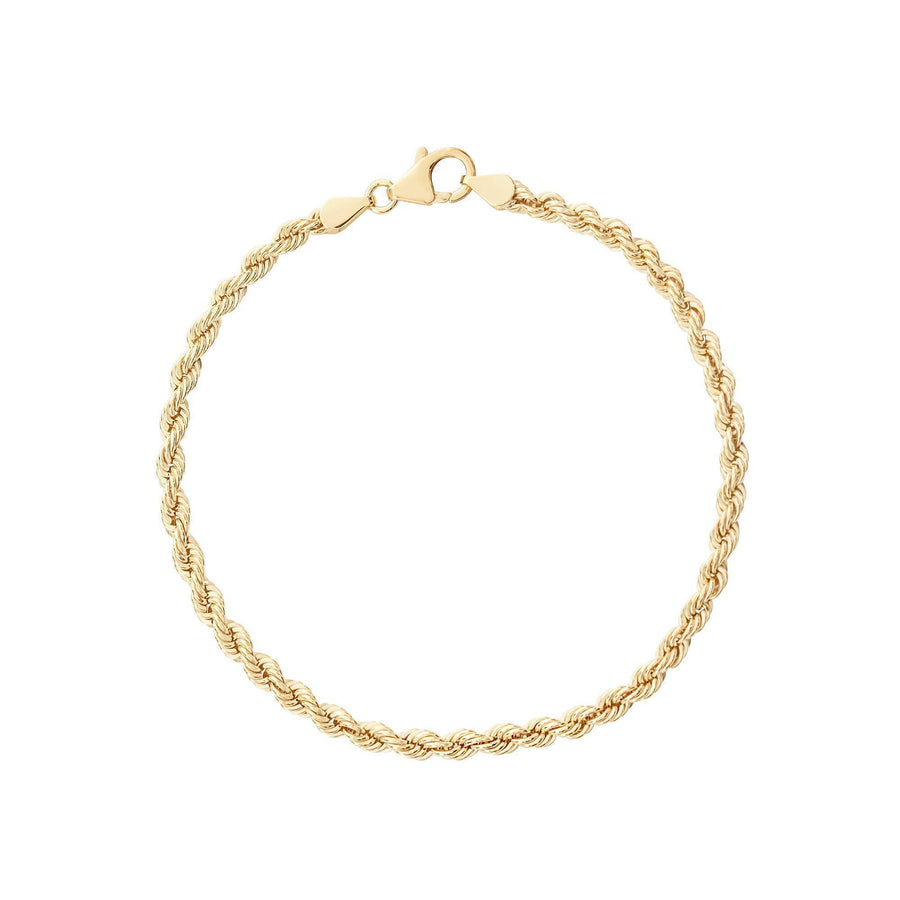 Ladies 14 Karat Yellow Gold Double Rope Diamond Tennis Style Bracelet –  Philadelphia Gold & Silver Exchange