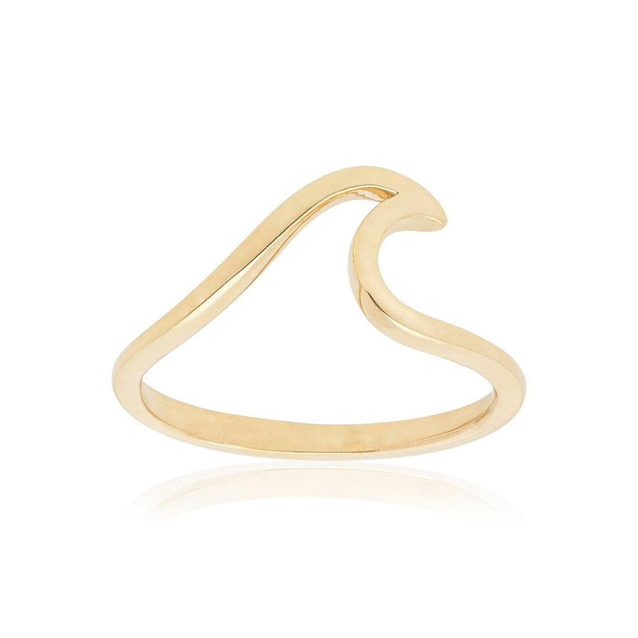 10KT Gold Wave Ring 083 Ring Bijoux Signé Luxo 